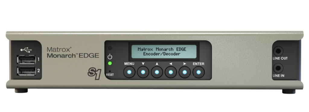 Monarch EDGE S1 Encoder from Matrox Video